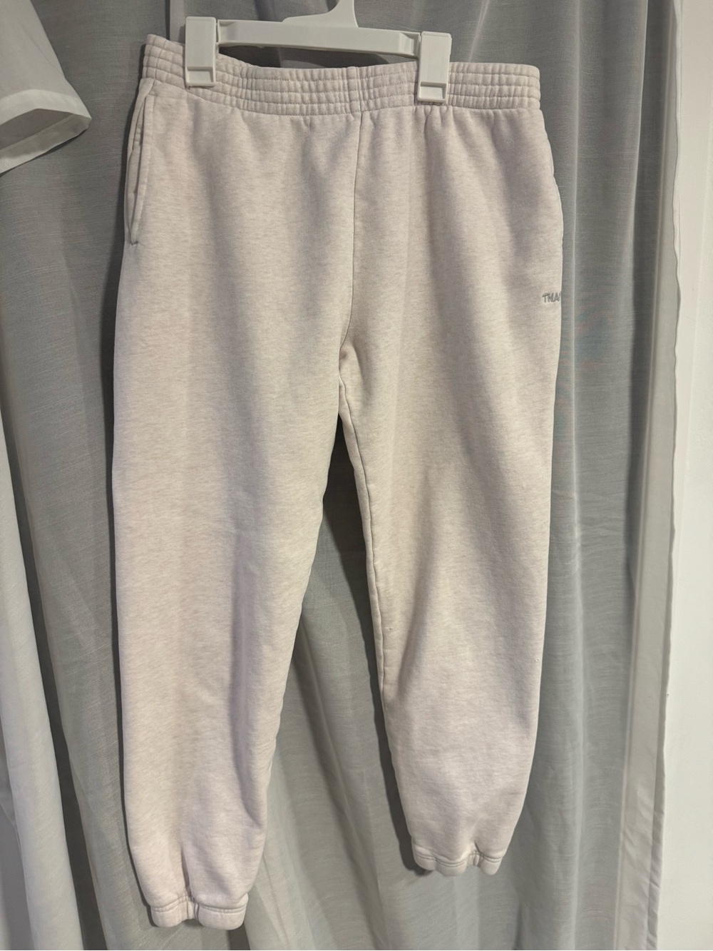 TNA ladies Cream (with pink) Sweat Joggers
